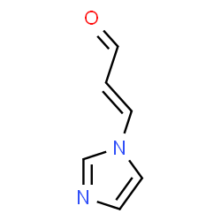 ChemSpider 2D Image | (2E)-3-(1H-Imidazol-1-yl)acrylaldehyde | C6H6N2O