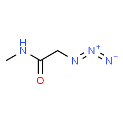 ChemSpider 2D Image | 2-Azido-N-methylacetamide | C3H6N4O