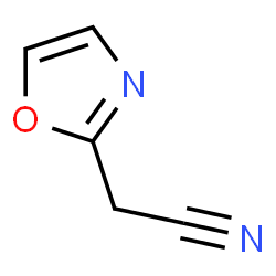 ChemSpider 2D Image | 1,3-Oxazol-2-ylacetonitrile | C5H4N2O