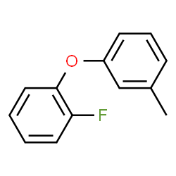 ChemSpider 2D Image | 1-(2-fluorophenoxy)-3-methylbenzene | C13H11FO