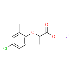 ChemSpider 2D Image | mecoprop-P-potassium | C10H10ClKO3