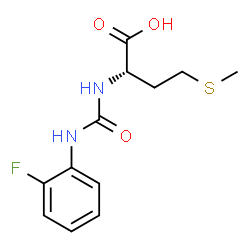 ChemSpider 2D Image | N-[(2-Fluorophenyl)carbamoyl]-L-methionine | C12H15FN2O3S