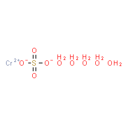 ChemSpider 2D Image | Chromium(2+) sulfate hydrate (1:1:5) | H10CrO9S