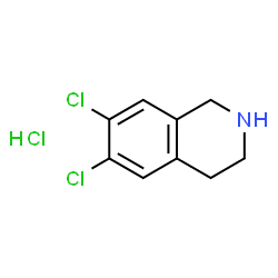 ChemSpider 2D Image | 6,7-Dichloro-1,2,3,4-tetrahydroisoquinoline hydrochloride | C9H10Cl3N