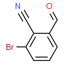 ChemSpider 2D Image | 2-Bromo-6-formylbenzonitrile | C8H4BrNO