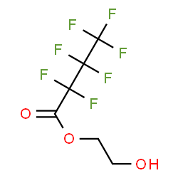 ChemSpider 2D Image | 2-Hydroxyethyl heptafluorobutanoate | C6H5F7O3