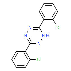 ChemSpider 2D Image | 3,6-Bis(2-chlorophenyl)-1,2-dihydro-1,2,4,5-tetrazine | C14H10Cl2N4