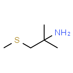 ChemSpider 2D Image | 2-Methyl-1-(methylsulfanyl)-2-propanamine | C5H13NS