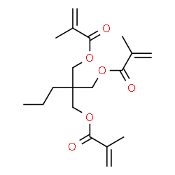 ChemSpider 2D Image | 2,2-Bis[(methacryloyloxy)methyl]pentyl methacrylate | C19H28O6