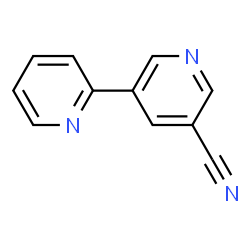 ChemSpider 2D Image | 2,3'-Bipyridine-5'-carbonitrile | C11H7N3