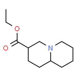 ChemSpider 2D Image | ETHYL OCTAHYDRO-1H-QUINOLIZINE-3-CARBOXYLATE | C12H21NO2