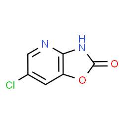 ChemSpider 2D Image | 6-chlorooxazolo[4,5-b]pyridin-2(3H)-one | C6H3ClN2O2