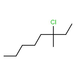 ChemSpider 2D Image | 3-Chloro-3-methyloctane | C9H19Cl