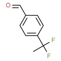 ChemSpider 2D Image | 4-(1,1-Difluoroethyl)benzaldehyde | C9H8F2O