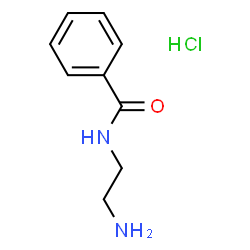 ChemSpider 2D Image | N-Benzoylethylenediamine hydrochloride | C9H13ClN2O