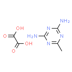 ChemSpider 2D Image | 6-Methyl-1,3,5-triazine-2,4-diamine ethanedioate (1:1) | C6H9N5O4