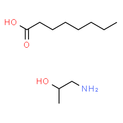 ChemSpider 2D Image | Octanoic acid - 1-amino-2-propanol (1:1) | C11H25NO3