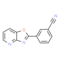 ChemSpider 2D Image | 3-oxazolo[4,5-b]pyridin-2-ylbenzonitrile | C13H7N3O