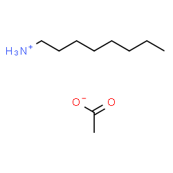 ChemSpider 2D Image | octylazanium acetate | C10H23NO2