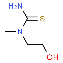 ChemSpider 2D Image | 1-(2-Hydroxyethyl)-1-methylthiourea | C4H10N2OS
