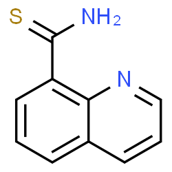 ChemSpider 2D Image | 8-Quinolinecarbothioamide | C10H8N2S
