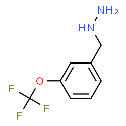 ChemSpider 2D Image | 3-(Trifluoromethoxy)benzylhydrazine | C8H9F3N2O