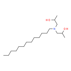 ChemSpider 2D Image | 1,1'-(Tridecylimino)di(2-propanol) | C19H41NO2