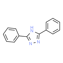 ChemSpider 2D Image | 3,5-Diphenyl-1H-1,2,4-triazole | C14H11N3