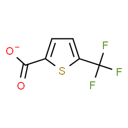 ChemSpider 2D Image | 5-(Trifluoromethyl)-2-thiophenecarboxylate | C6H2F3O2S