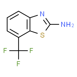 ChemSpider 2D Image | 7-(Trifluoromethyl)-2-benzothiazolamine | C8H5F3N2S
