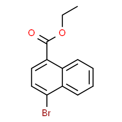 ChemSpider 2D Image | Ethyl 4-bromo-1-naphthoate | C13H11BrO2