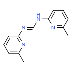 ChemSpider 2D Image | N,N'-Bis(6-methyl-2-pyridinyl)imidoformamide | C13H14N4