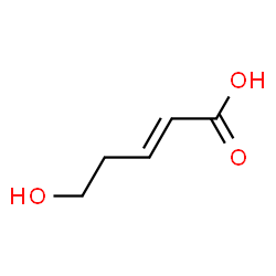 ChemSpider 2D Image | 5-hydroxypent-2-enoic acid | C5H8O3