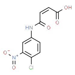 ChemSpider 2D Image | (2Z)-4-[(4-Chloro-3-nitrophenyl)amino]-4-oxo-2-butenoic acid | C10H7ClN2O5