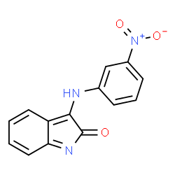 ChemSpider 2D Image | 3-[(3-Nitrophenyl)amino]-2H-indol-2-one | C14H9N3O3