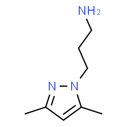 ChemSpider 2D Image | 3,5-Dimethyl-1H-pyrazole-1-propanamine | C8H15N3
