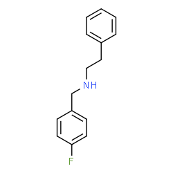 ChemSpider 2D Image | (4-Fluoro-benzyl)-phenethyl-amine | C15H16FN