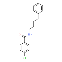 ChemSpider 2D Image | 4-Chloro-N-(4-phenylbutyl)benzamide | C17H18ClNO