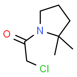 ChemSpider 2D Image | 2-Chloro-1-(2,2-dimethyl-1-pyrrolidinyl)ethanone | C8H14ClNO