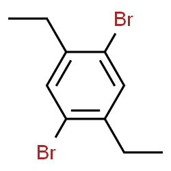 ChemSpider 2D Image | 1,4-DIBROMO-2,5-DIETHYLBENZENE | C10H12Br2