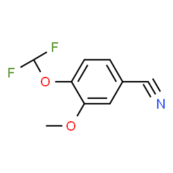 ChemSpider 2D Image | 4-(Difluoromethoxy)-3-methoxybenzonitrile | C9H7F2NO2