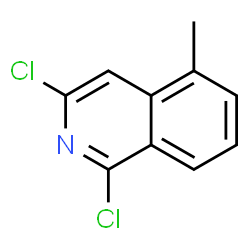 ChemSpider 2D Image | 1,3-Dichloro-5-methylisoquinoline | C10H7Cl2N