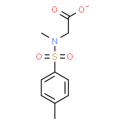ChemSpider 2D Image | {Methyl[(4-methylphenyl)sulfonyl]amino}acetate | C10H12NO4S