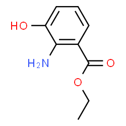 ChemSpider 2D Image | Ethyl 2-amino-3-hydroxybenzoate | C9H11NO3