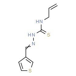 ChemSpider 2D Image | N-Allyl-2-(3-thienylmethylene)hydrazinecarbothioamide | C9H11N3S2