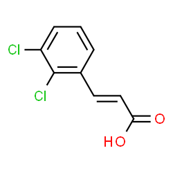 ChemSpider 2D Image | 2,3-Dichlorocinnamic acid | C9H6Cl2O2