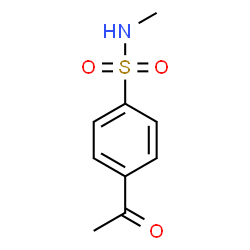 ChemSpider 2D Image | 4-Acetyl-N-methylbenzenesulfonamide | C9H11NO3S