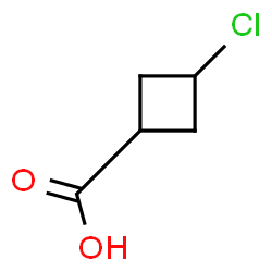 ChemSpider 2D Image | 3-Chlorocyclobutanecarboxylic acid | C5H7ClO2