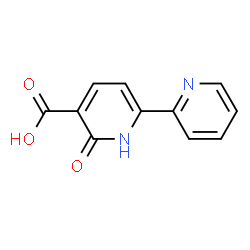 ChemSpider 2D Image | 6-Oxo-1,6-dihydro-2,2'-bipyridine-5-carboxylic acid | C11H8N2O3