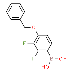 ChemSpider 2D Image | 2,3-Difluoro-4-benzyloxyphenylboronic acid | C13H11BF2O3